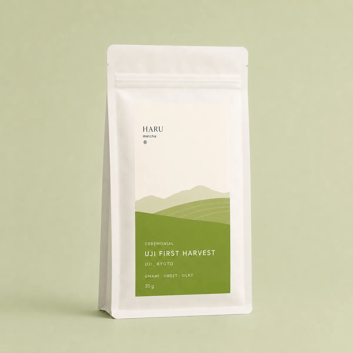 PRODUCT — Uji First Harvest pouch